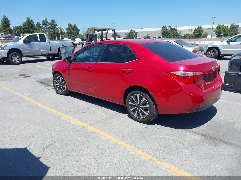 Vin: 2t1burhe5kc205954, lot: 46272937, toyota corolla le 20193