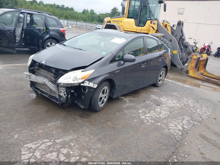 Vin: jtdkn3du1c5443256, lot: 46272962, toyota prius two 20122
