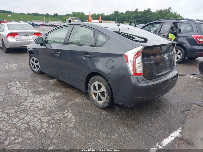 Vin: jtdkn3du1c5443256, lot: 46272962, toyota prius two 20123