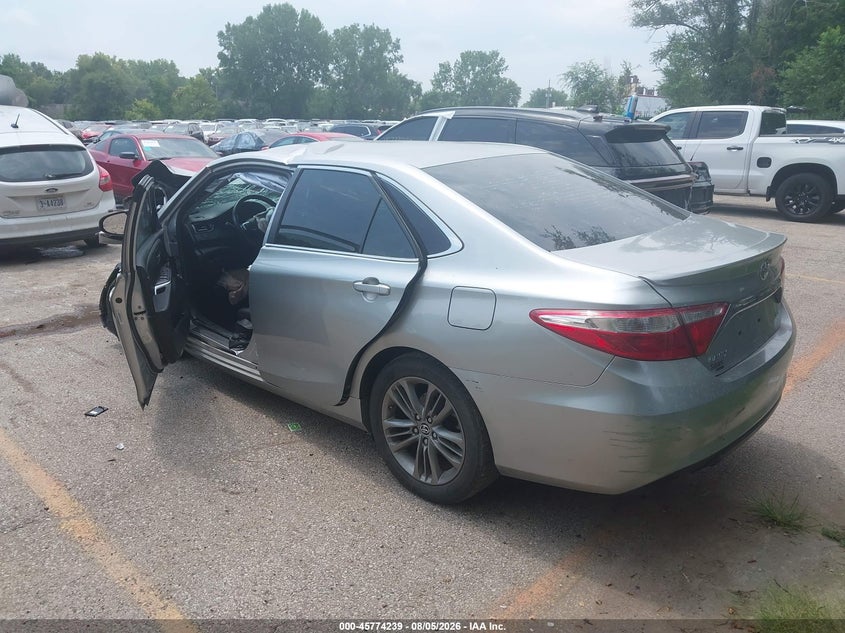Vin: 4t1bf1fk8gu518376, lot: 46273019, toyota camry se 20163