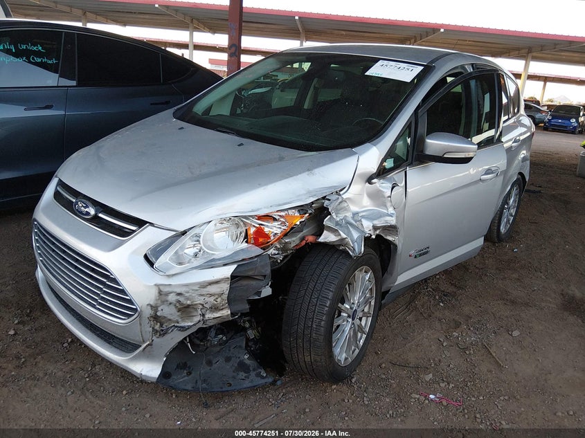 Vin: 1fadp5cu2el519023, lot: 46273031, ford c-max energi sel 20142