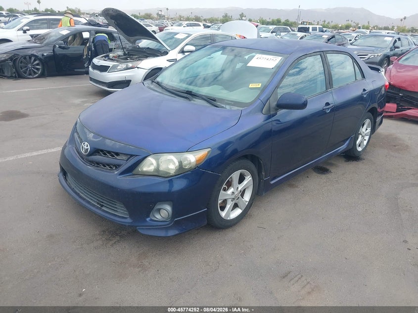 Vin: 5yfbu4ee7cp005506, lot: 46273033, toyota corolla s/le 20122