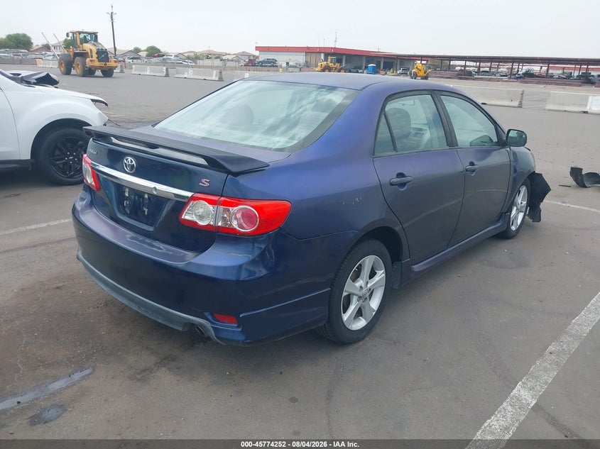Vin: 5yfbu4ee7cp005506, lot: 46273033, toyota corolla s/le 20124