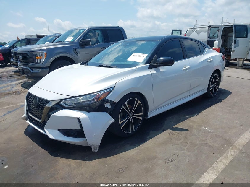 Vin: 3n1ab8dv4ly256402, lot: 46273045, nissan sentra sr xtronic cvt 20202