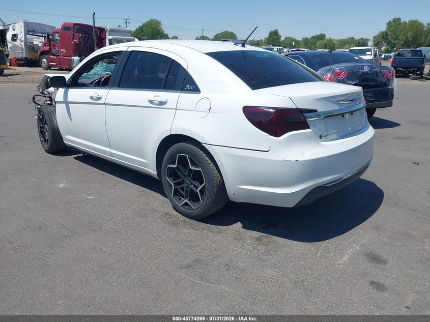 Vin: 1c3ccbabxdn735436, lot: 46273049, chrysler 200 lx 20133