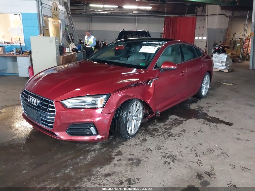 Vin: wauancf59ja042914, lot: 46273055, audi a5 2.0t premium 20182