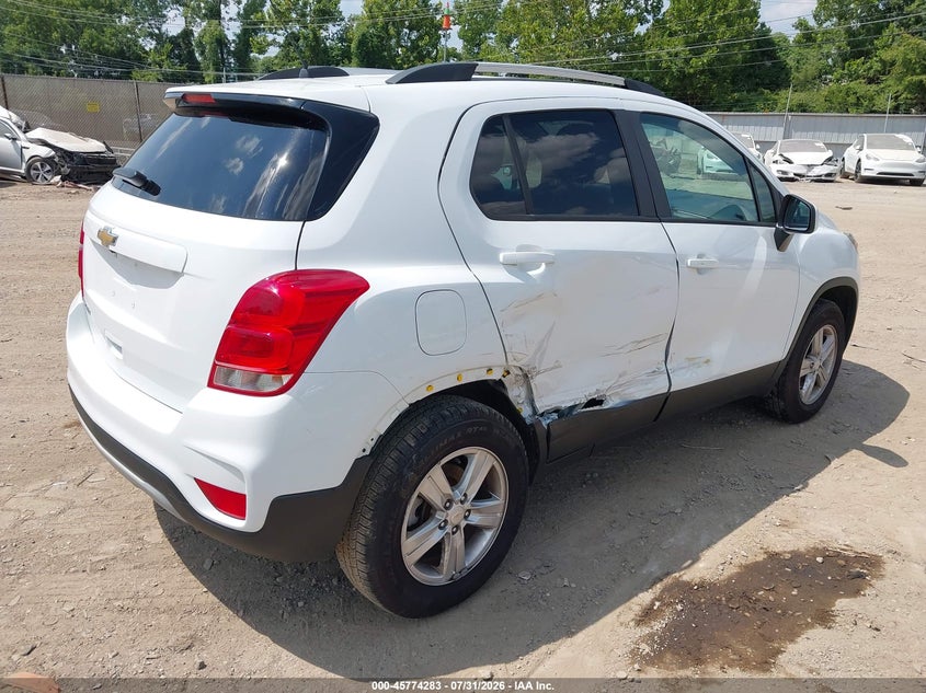 Vin: kl7cjpsm6nb551609, lot: 46273063, chevrolet trax awd lt 20224