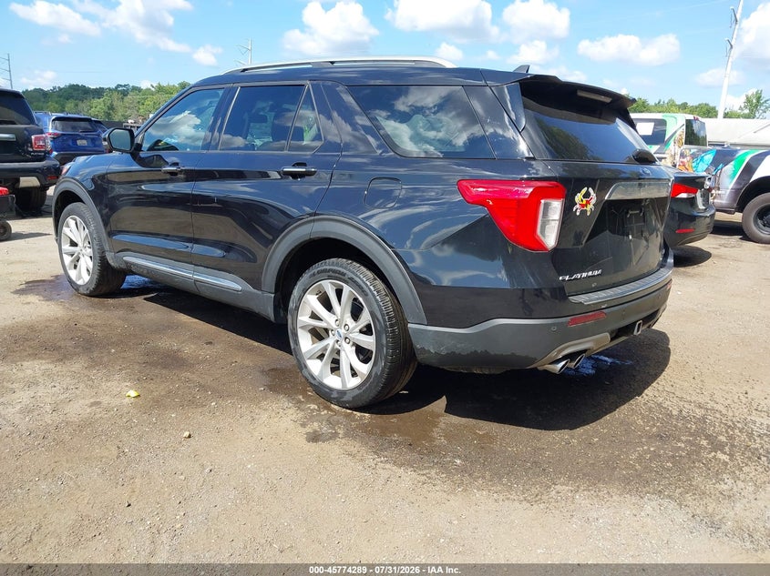 Vin: 1fm5k8hc2ngb95543, lot: 46273069, ford explorer platinum 20223