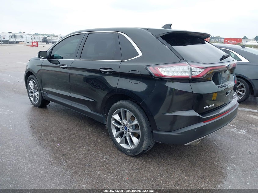 Vin: 2fmpk4k85fbb87211, lot: 46273070, ford edge titanium 20153