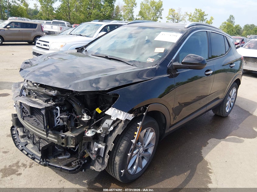 Vin: kl4mmfsl5pb078458, lot: 46273071, buick encore gx essence fwd 20232
