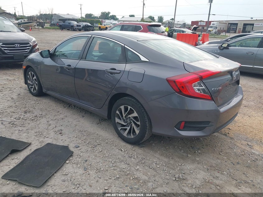 Vin: 19xfc2f76ge025813, lot: 46273078, honda civic ex 20163