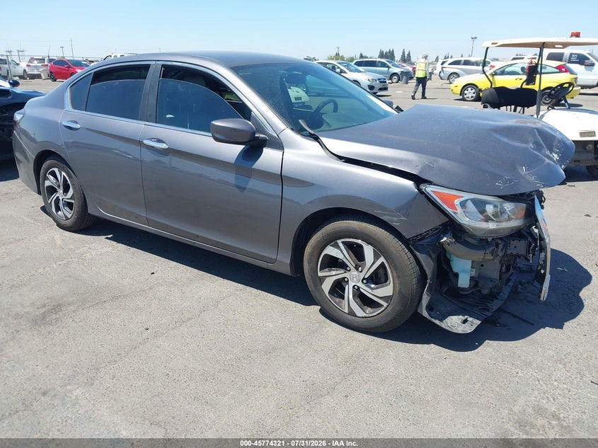 2017 Honda Accord Lx, Front, IAAI, VIN 1HGCR2F39HA132486