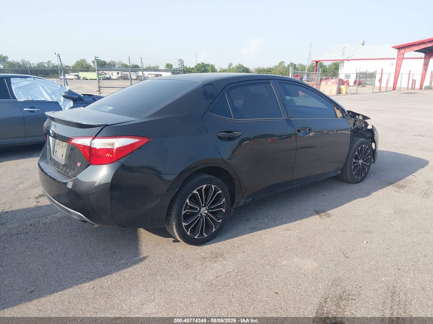 Vin: 5yfburhe2ep066192, lot: 46273126, toyota corolla s plus 20144