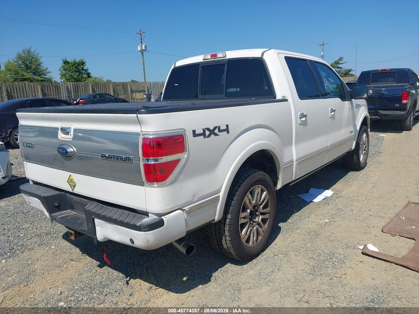 Vin: 1ftfw1et8dfd38427, lot: 46273137, ford f-150 platinum 20134