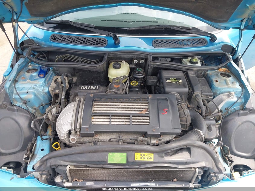 MINI COOPER S 2003 VIN WMWRE33413TD59112