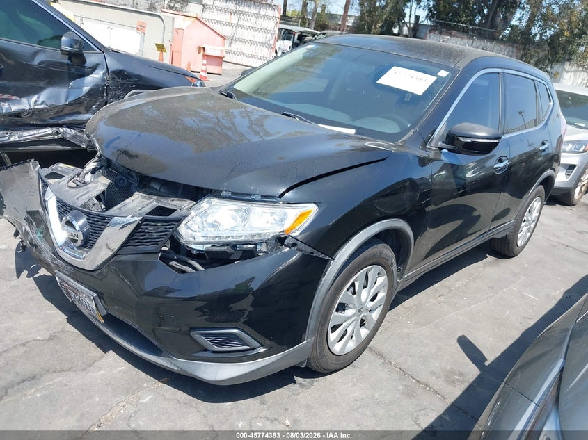 Vin: knmat2mt9fp514313, lot: 46273162, nissan rogue s/sl/sv 20152