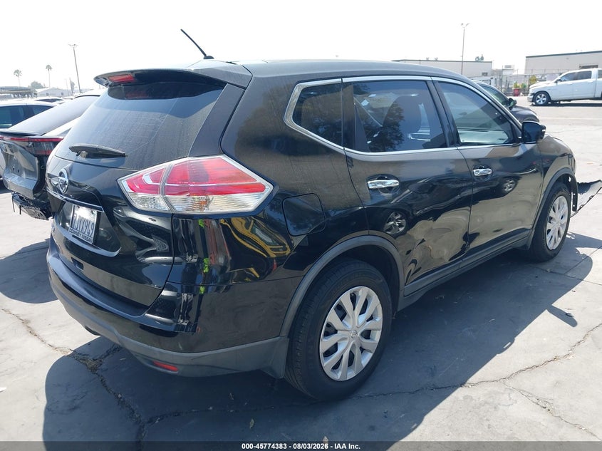 Vin: knmat2mt9fp514313, lot: 46273162, nissan rogue s/sl/sv 20154