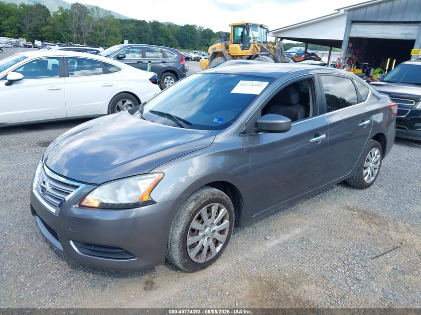 Vin: 3n1ab7ap2fl667508, lot: 46273174, nissan sentra fe+ s/s/sl/sr/sv 20152