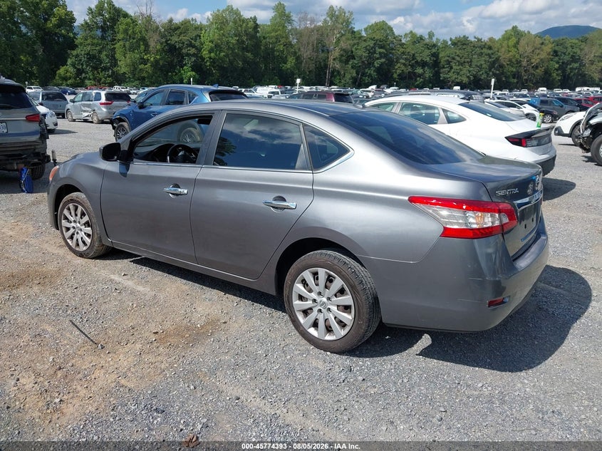 Vin: 3n1ab7ap2fl667508, lot: 46273174, nissan sentra fe+ s/s/sl/sr/sv 20153