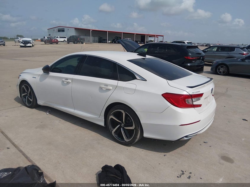 Vin: 1hgcv3f27na038871, lot: 46273184, honda accord hybrid sport 20223