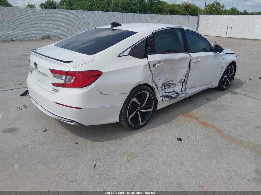 Vin: 1hgcv3f27na038871, lot: 46273184, honda accord hybrid sport 20224