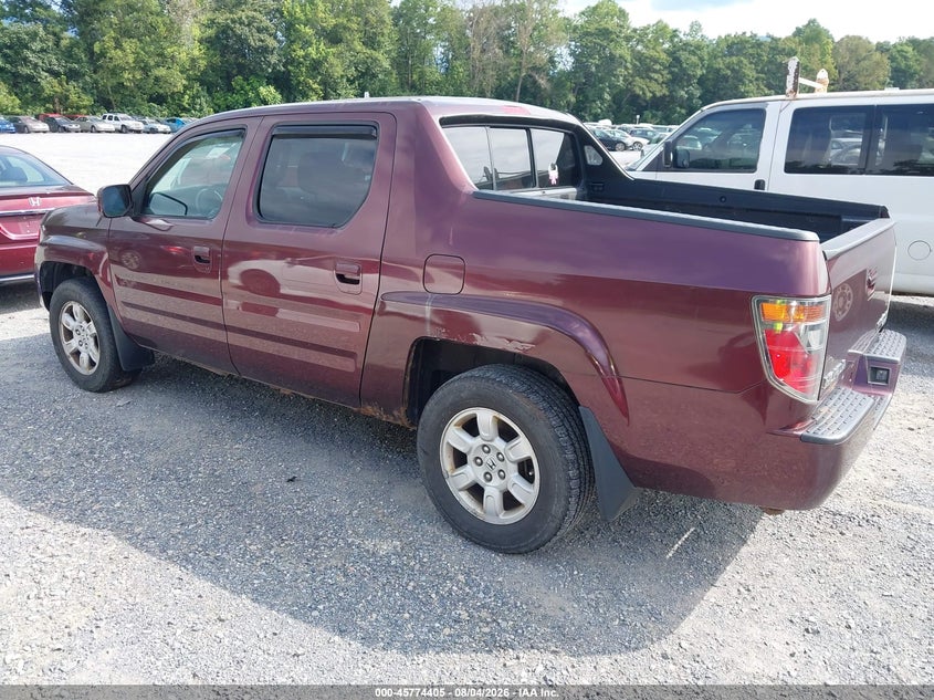 2007 HONDA RIDGELINE auction photo 3