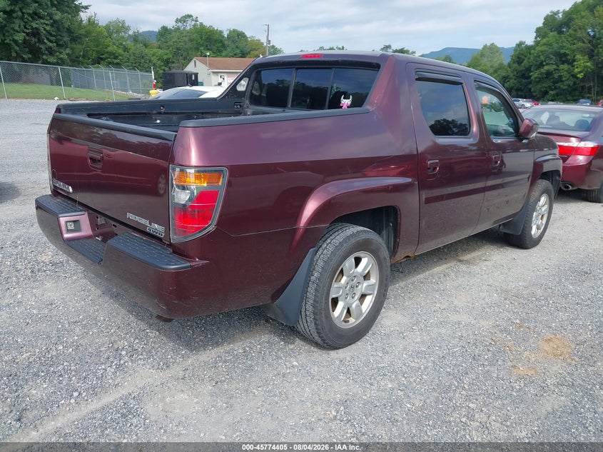 2007 HONDA RIDGELINE auction photo 4