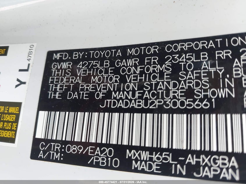 TOYOTA PRIUS - zdjęcie 9