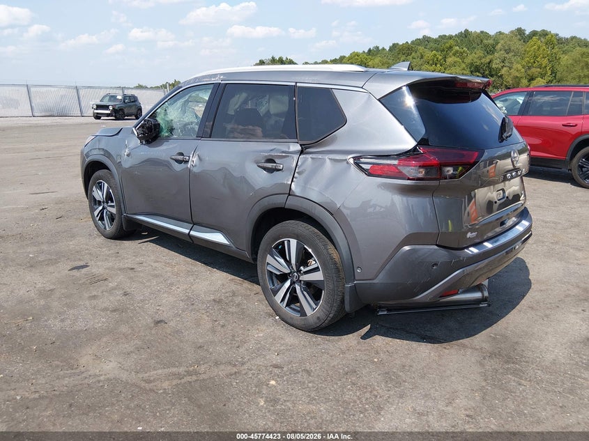Vin: 5n1bt3ca9pc831992, lot: 46273203, nissan rogue sl fwd 20233