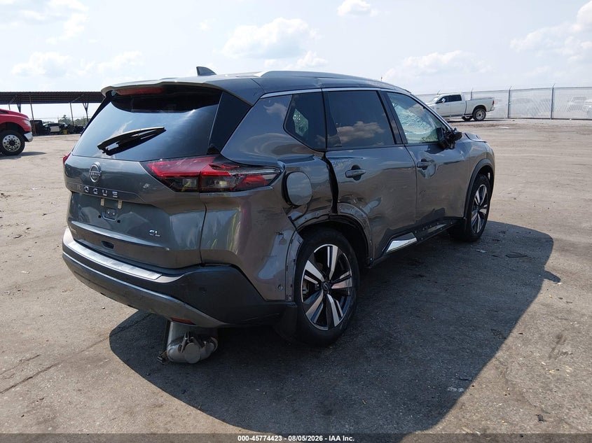 Vin: 5n1bt3ca9pc831992, lot: 46273203, nissan rogue sl fwd 20234