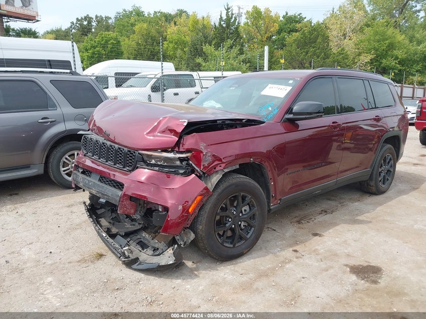 Vin: 1c4rjkag5s8665119, lot: 46273204, jeep grand cherokee l altitude x 4x4 20252