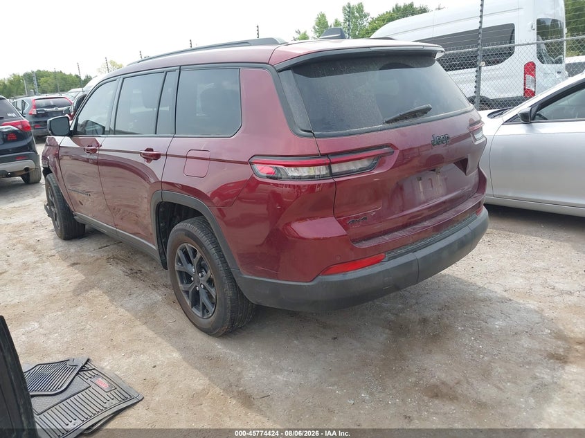 Vin: 1c4rjkag5s8665119, lot: 46273204, jeep grand cherokee l altitude x 4x4 20253