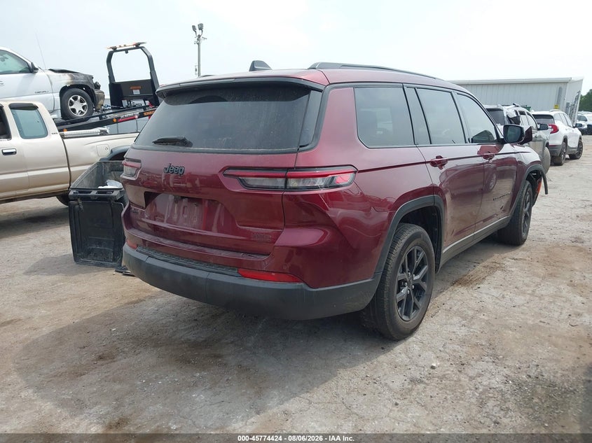 Vin: 1c4rjkag5s8665119, lot: 46273204, jeep grand cherokee l altitude x 4x4 20254