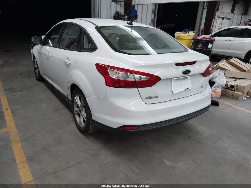 Vin: 1fadp3f26el333791, lot: 46273236, ford focus se 20143