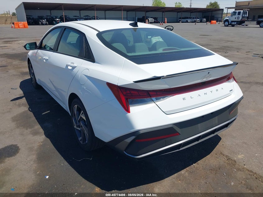 Vin: kmhlm4dj4su150986, lot: 46273266, hyundai elantra hybrid sel sport 20253