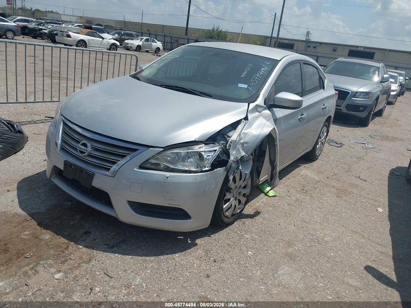 2015 Nissan Sentra, Звичайний знос, IAAI, VIN 3N1AB7AP7FL693599 — фото 2