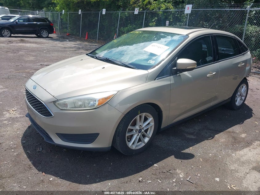 Vin: 1fadp3f27fl317049, lot: 46273305, ford focus se 20152