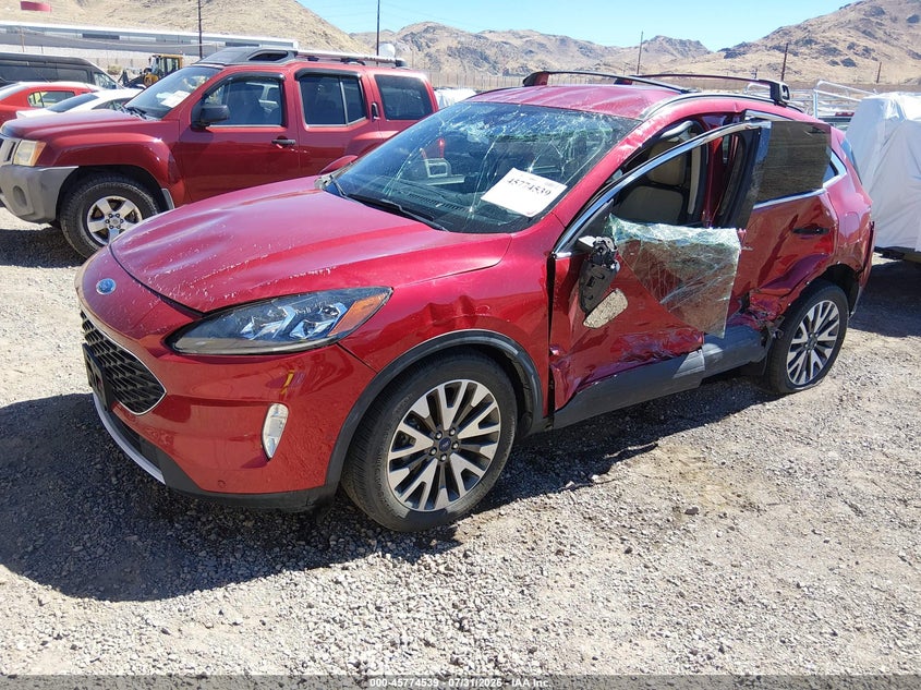 Vin: 1fmcu9j93lub15834, lot: 46273319, ford escape titanium 20202