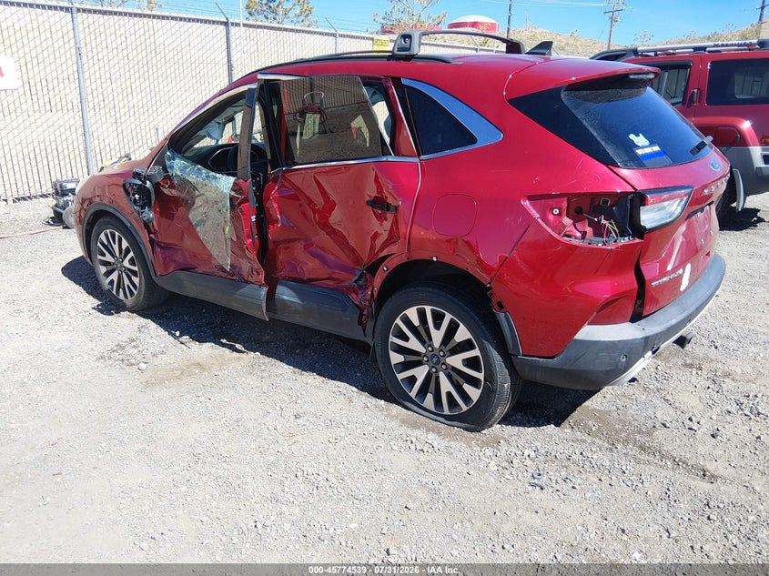 Vin: 1fmcu9j93lub15834, lot: 46273319, ford escape titanium 20203