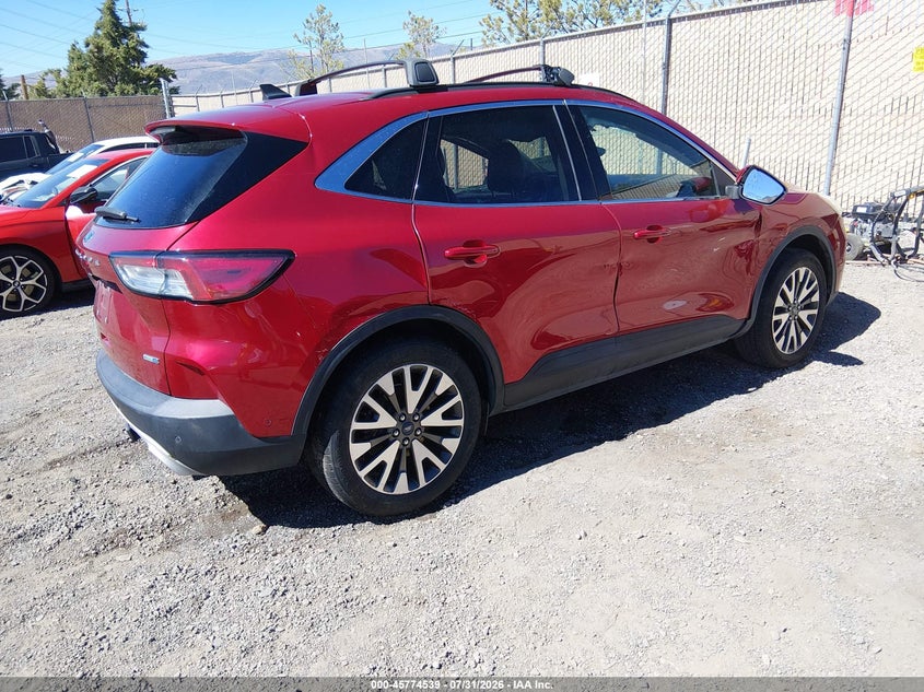 Vin: 1fmcu9j93lub15834, lot: 46273319, ford escape titanium 20204