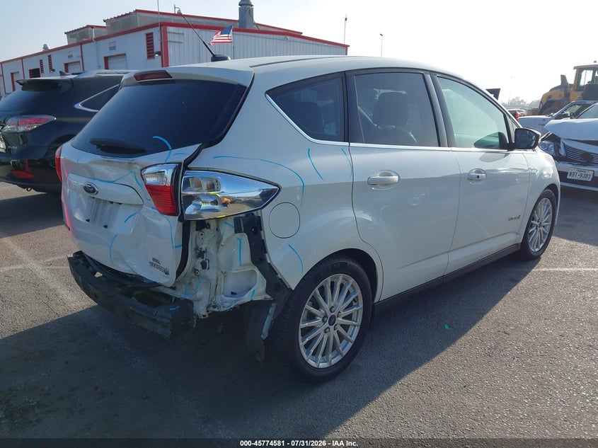 Vin: 1fadp5bu9fl120211, lot: 46273361, ford c-max hybrid sel 20154