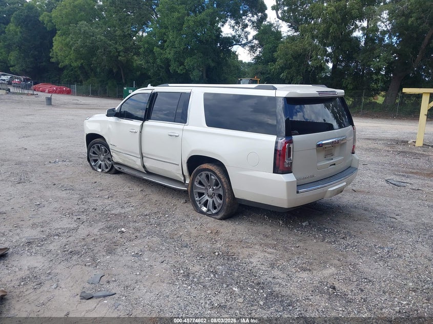 Vin: 1gks1jkj2fr592737, lot: 46273382, gmc yukon xl 1500 denali 20153
