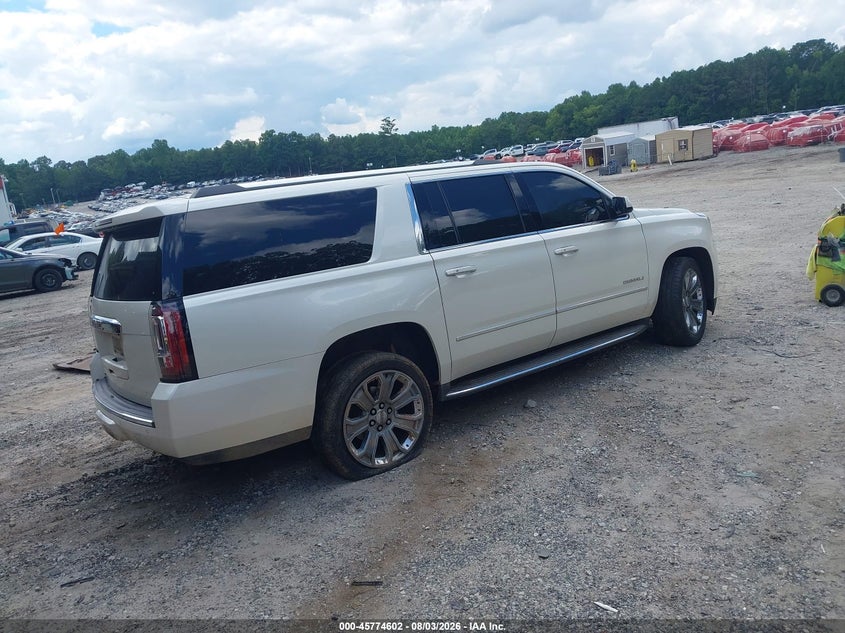 Vin: 1gks1jkj2fr592737, lot: 46273382, gmc yukon xl 1500 denali 20154