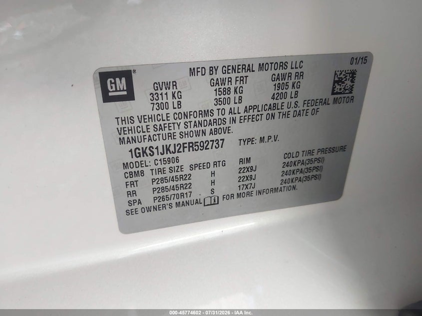 GMC YUKON XL 1500 - zdjęcie 9
