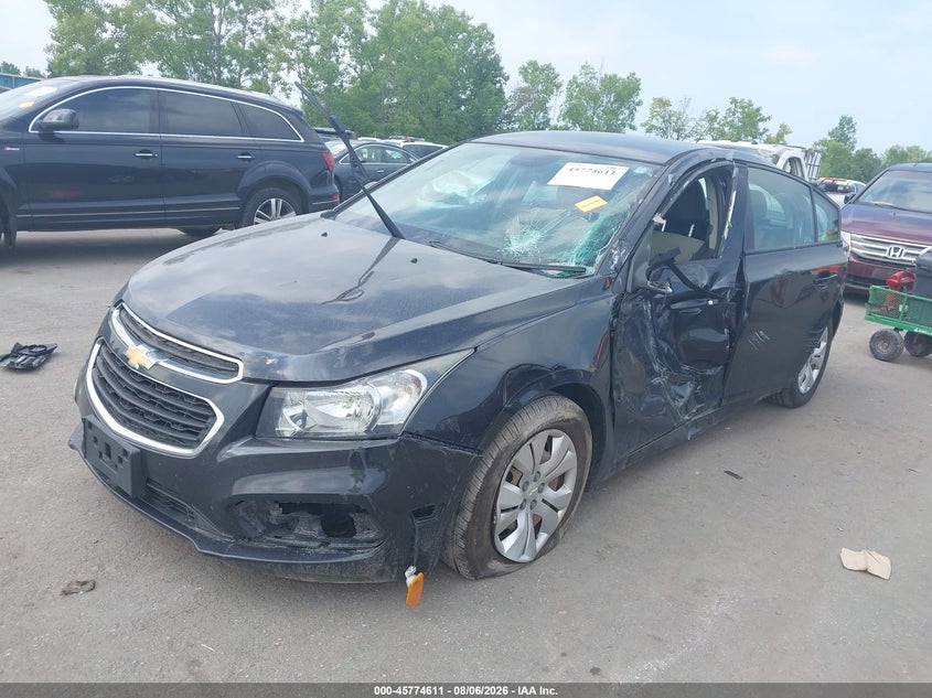 Vin: 1g1pc5sh2g7143175, lot: 46273391, chevrolet cruze limited ls auto 20162