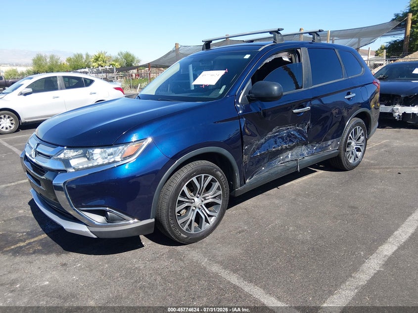 Vin: ja4ad2a33gz065602, lot: 46273404, mitsubishi outlander es 20162