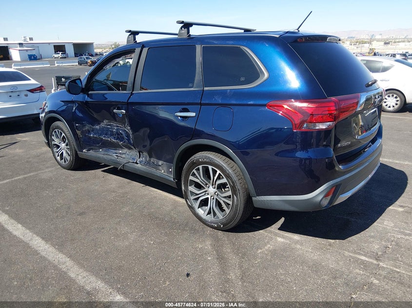 Vin: ja4ad2a33gz065602, lot: 46273404, mitsubishi outlander es 20163