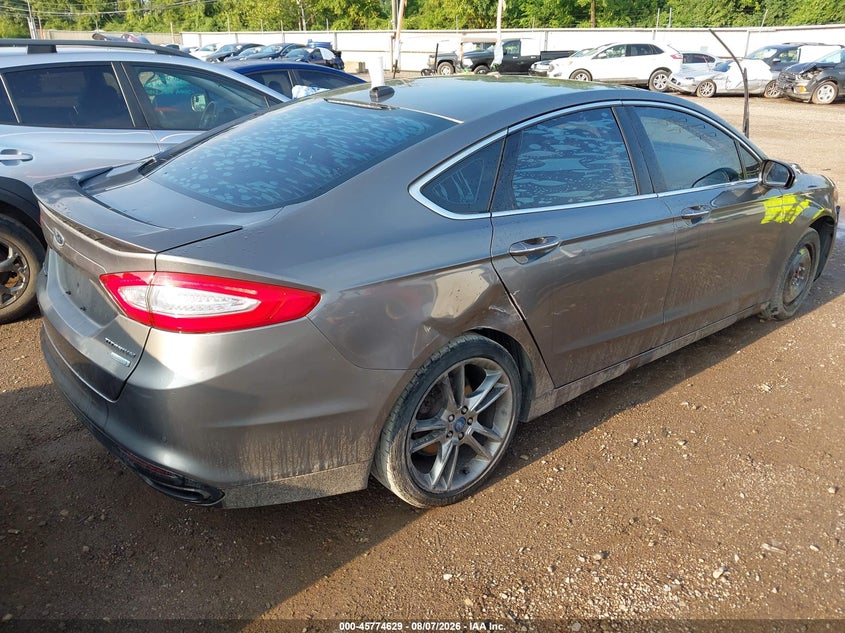 Vin: 3fa6p0k96dr134721, lot: 46273409, ford fusion titanium 20134