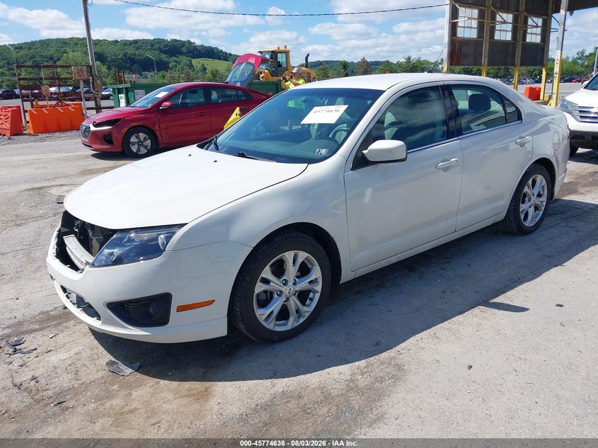 Vin: 3fahp0ha6cr285194, lot: 46273416, ford fusion se 20122