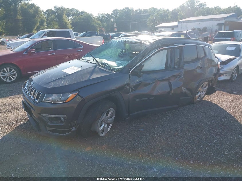 Vin: 3c4njcbbxjt257030, lot: 46273420, jeep compass latitude fwd 20182